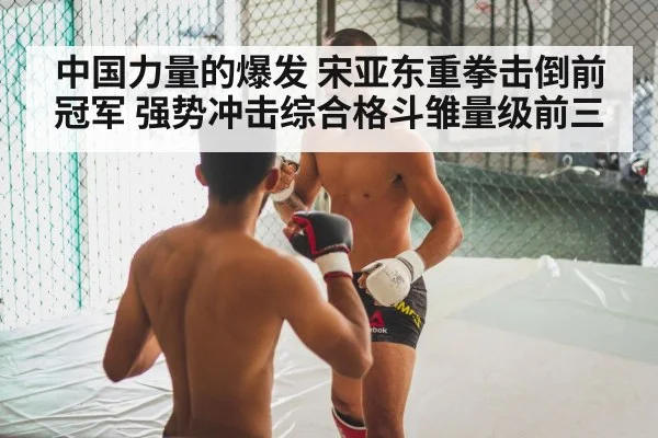 Chinese MMA athlete training